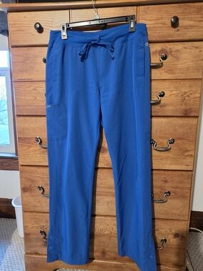 Royal Blue Drawstring Scrub Pants